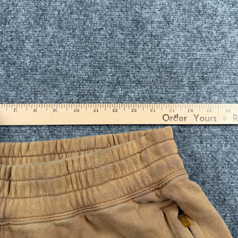 FP Movement Joggers Womens L Tan Drop Crotch French Terry Sweatpants Harem Yoga